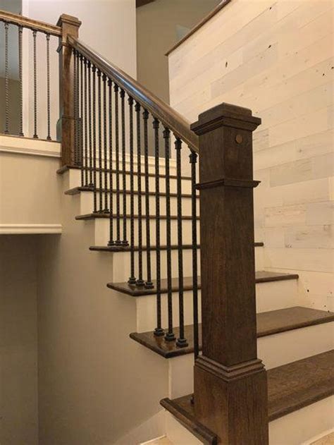 modern stair railing installation